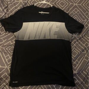 Black & White Mens NIKE Shirt XL